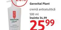 Crema anticelulitica, Gerovital Plant