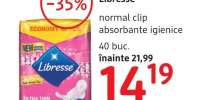 Absorbante igienice normal clip, Libresse