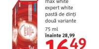 Pasta de dinti Exper White/ Max white, Colgate