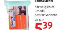 Hartie igienica umeda, marca dm Sanft&Sicher