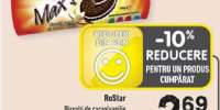 RoStar biscuiti de cacao/ vanilie cu crema vanilie/ cacao