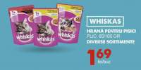 Whiskas hrana pentru pisici plic