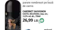 Castel Bolovanu Cabernet Sauvignon si Galbani, branza gorgonzola