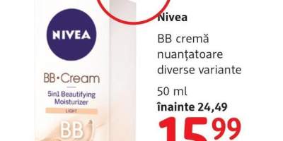 Crema nuantatoare BB Cream, Nivea