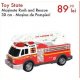 Toy State Masinute Rush and Rescue 30 centimetri - Masina de Pompier