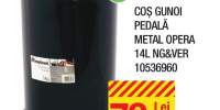 Cos gunoi pedala metal Opera 14 litri NG&Ver