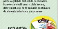 Pasta vegetala tartinabila cu chili, Hame