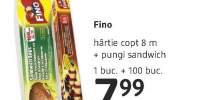 Hartie copt + pungi sandwich Fino
