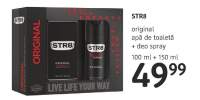 STR8 original apa de toaleta + deo spray