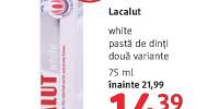 Lacalut white pasta de dinti