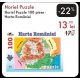 Noriel Puzzle 100 piese - Harta Romaniei, Noriel Puzzle