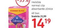 Absorbante zilnice, Libresse Invisible