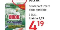 Benzi parfumate Duck wc