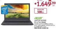 Laptop Acer Aspire E5-573G-38W8