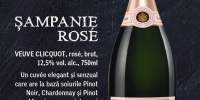 Sampanie Rose Veuve Clicquot