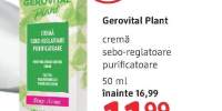 Gerovital Plant crema sebo-reglatoare purificatoare