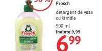 Frosch detergent de vase cu lamaie