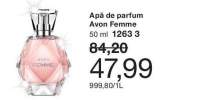 Apa de parfum Avon Femme