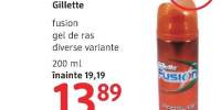 Gillette Fusion gel de ras