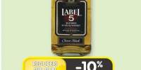 Label 5 whisky scotch 40%