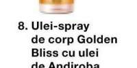 Ulei spray de corp Golden Bliss cu ulei de Andiroba