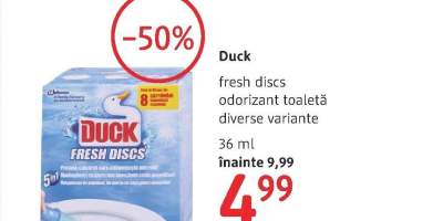 Duck fresh discs odorizant toaleta