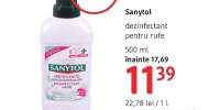 Sanytol dezinfectant pentru rufe
