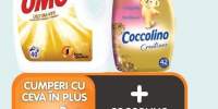Detergent lichid Omo + balsam de rufe Coccolino