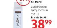 St. Moriz autobronzant spray medium