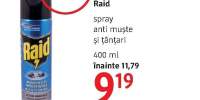 Raid spray anti muste si tantari