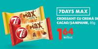 7Days Max croissant cu crema de cacao/ sampanie