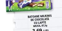 Batoane Milkinis de ciocolata cu lapte Milka