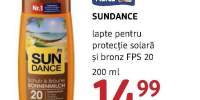 Lapte pentru protectie solara si bronz Sundance  FPS 20