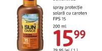 Spray protectie solara cu caroten Sundance FPS 15
