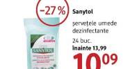 Servetele umede dezinfectante Sanytol