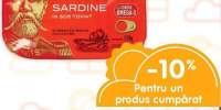 Sardine baltice in sos tomat King Oscar