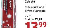 Pasta de dinti Colgate Max White One