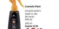 Emulsie pentru plaja cu ulei de cocos FPS 50 Cosmetic Plant