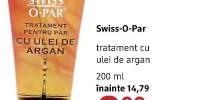 Tratament cu ulei de argan Swiss-O-Par