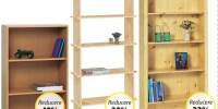 Biblioteci, etajere si separatoare de camera la 20-40%