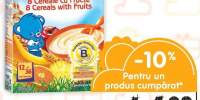 8 cereale cu fructe Nestle