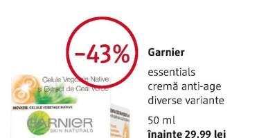 Crema anti-age Garnier Essentials