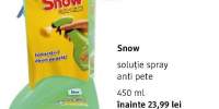 Solutie spray anti pete Snow