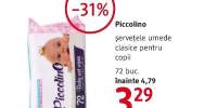 Servetele umede clasice pentru copii Piccolino