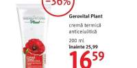 Crema termica anticelulitica Gerovital Plant