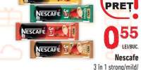 Cafea 3 in 1 strong/ mild/ original/ zahar brun Nescafe