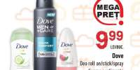 Deo roll on/stick/spray Dove