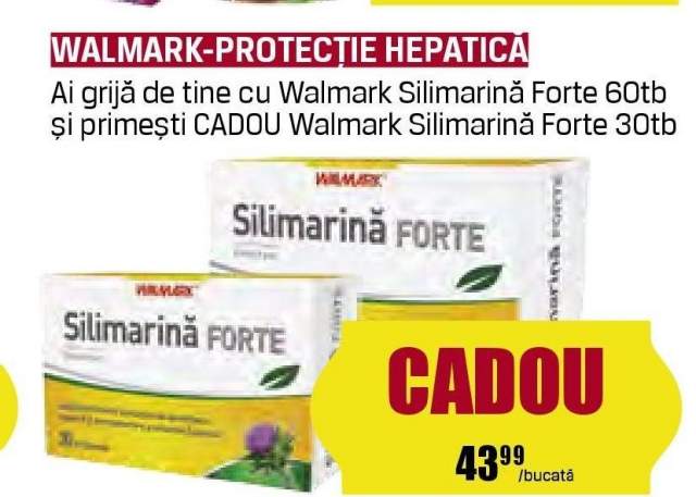 Walmark protectie hepatica Silimarina