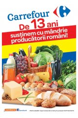 Pliant Carrefour Hypermarketuri 10-16 iulie 2014 'Producatori romani'