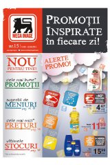 Revista Mega Image Supermarket 14-26 august 2014 'Promotii inspirate in fiecare zi'